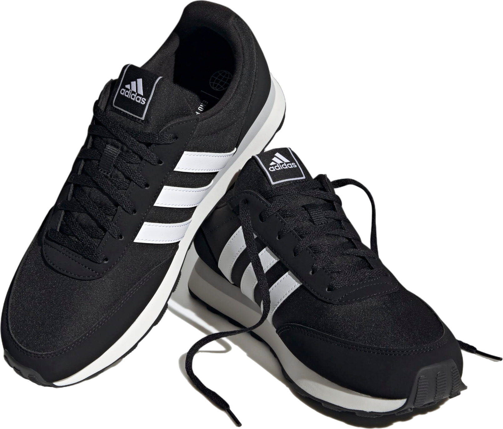 Кроссовки adidas Run 60S 3.0, полнота F, размер 7,5 UK, чёрный — фото 1