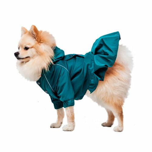Одежда DogVille платье-дождевик светоотраж. кант, нашивка, на кнопках, демисезон, 23см