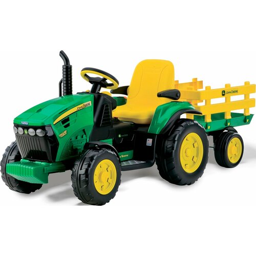 peg perego автомобиль gaucho superpower черный Peg-Perego Автомобиль John Deere Ground Force, зеленый/желтый