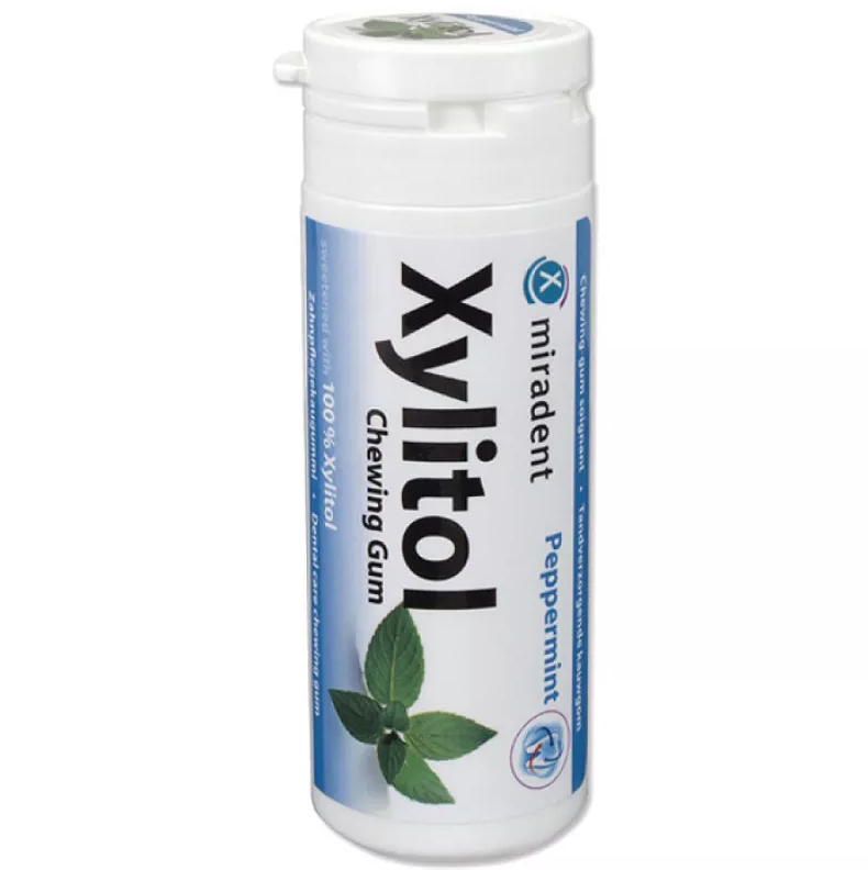 Резинка Miradent Xylitol Перечная мята, 30 шт