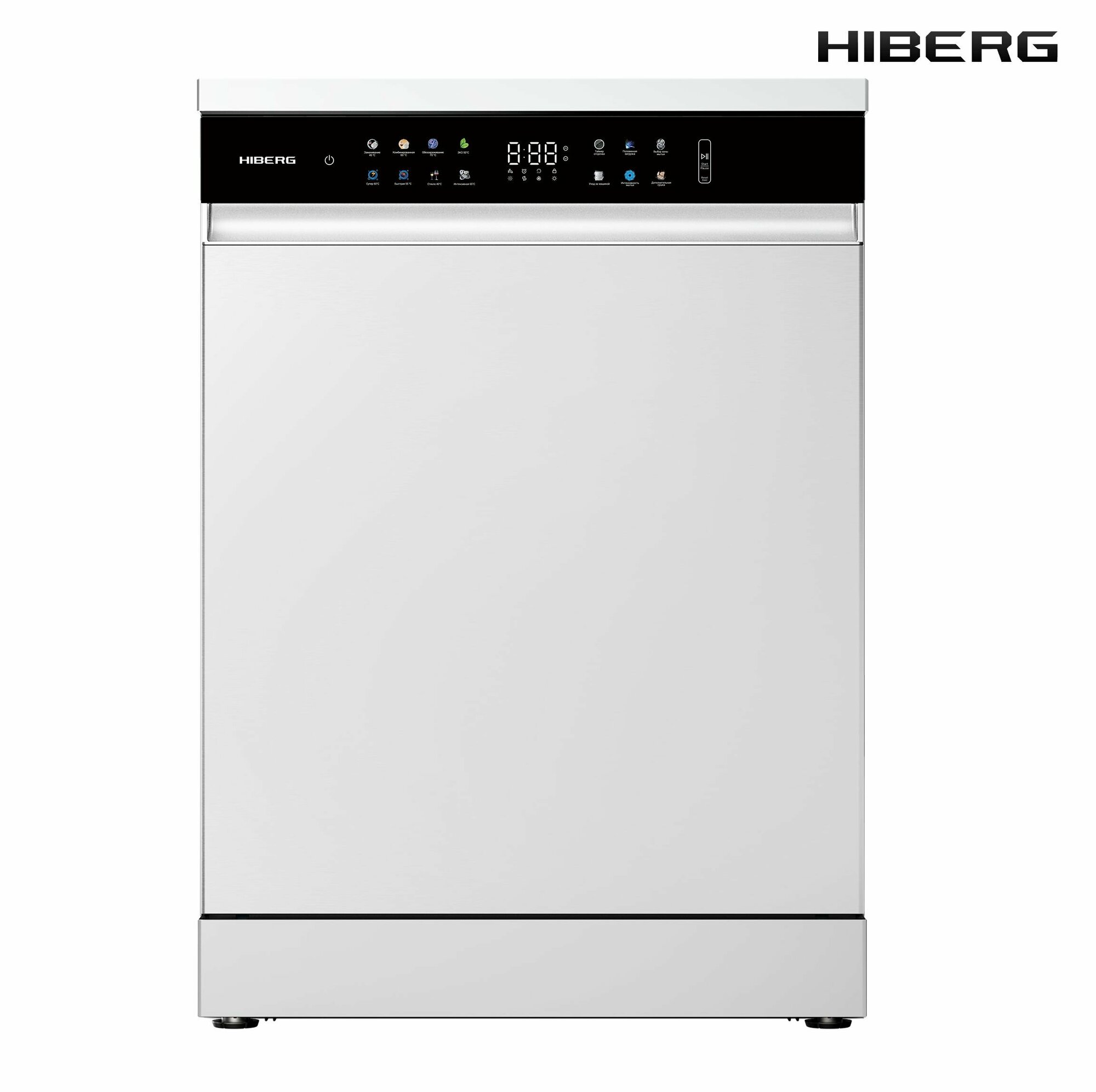 Отдельностоящая посудомоечная машина с возможностью встраивания 60 см HIBERG F68 1530 LW