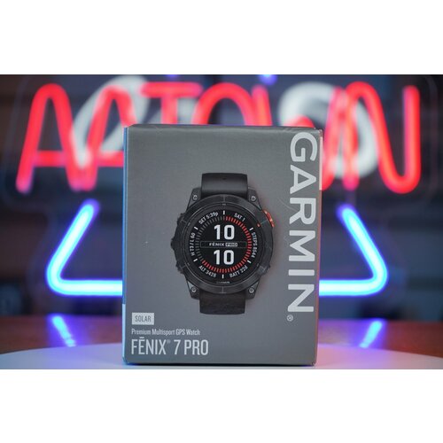 Garmin fenix 7 Pro Solar Edition - Slate Gray with Black Band 010-02777-00 91490₽