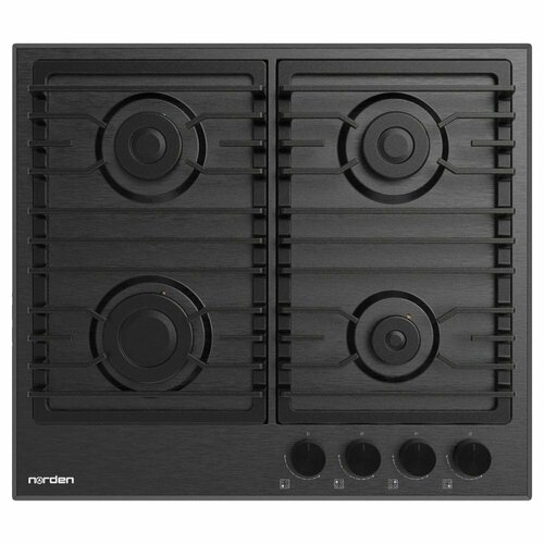 Встраиваемая газовая панель Norden Antique 64G MIX FFD тёмная нержавеющая сталь 1649900₽
