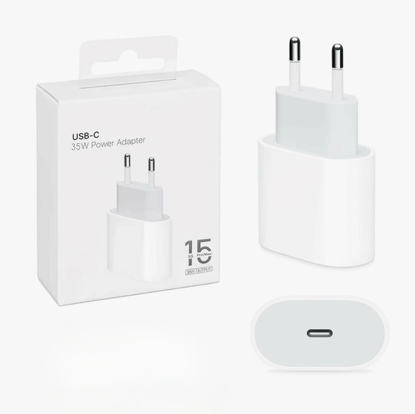 Зарядное устройство 35W с поддержкой быстрой зарядки для устройств Apple / Power Adapter 35W