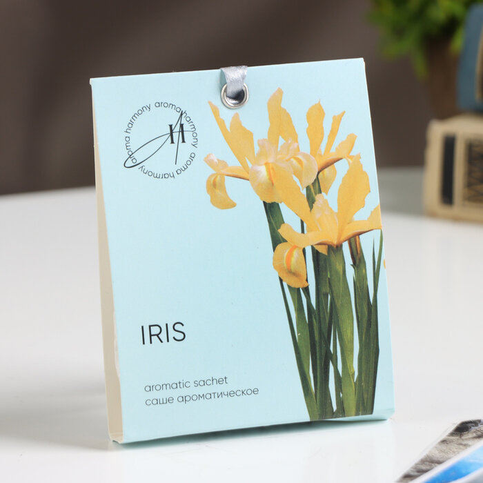 Саше ароматическое Aroma Spring Iris, 10365542 ирис, перец, гранат и амбра 10г Aroma Harmony - фото №1