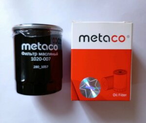 Фильтр масляный двигателя Metaco 1020007