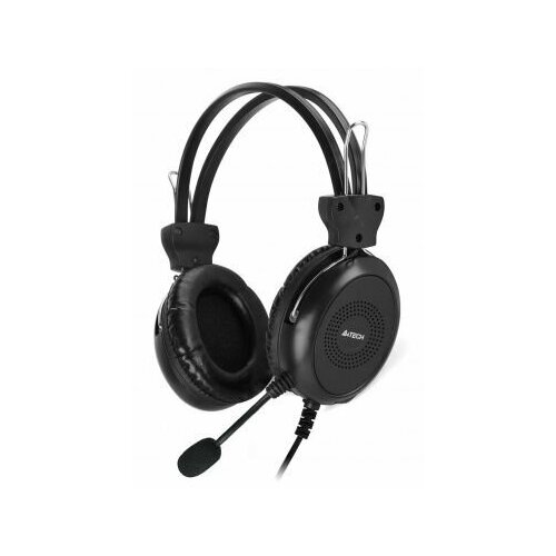 Наушники с микрофоном A4Tech черный 2м накладные USB оголовье 197300₽