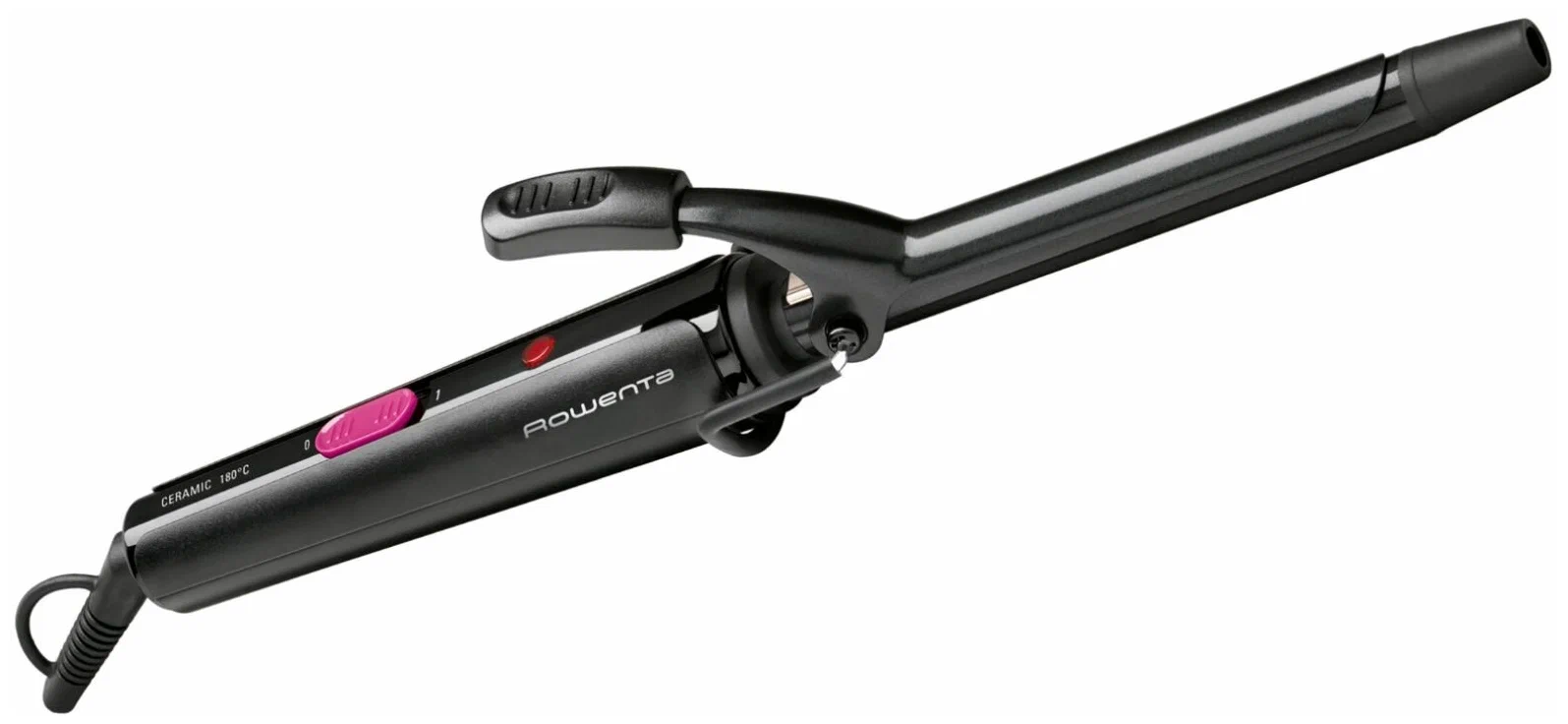 Плойка для завивки Rowenta Curling Tong CF2119F0, черный, диаметр 16 мм, максимальная температура 150 градусов, вращение шнура вокруг оси