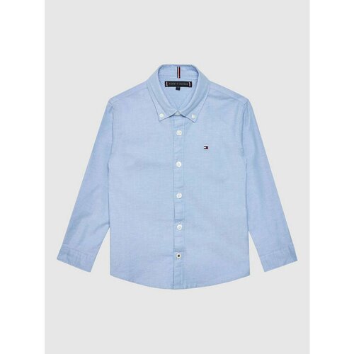 Рубашка TOMMY HILFIGER, размер 14Y [METY], голубой