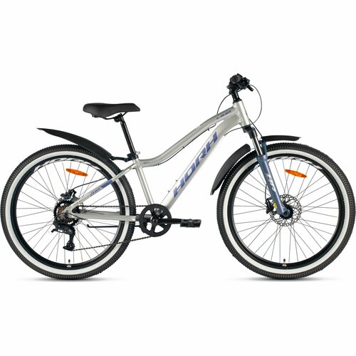Велосипед горный HORH LIMA LHD 60 26 2024 хардтейл взрослый детский женский для девочек алюминиевый оборудование L-Twoo 9 скоростей дисковые гидравлические тормоза цвет Grey-Purple серыйфиолетовый цвет размер рамы 135 на рост 145-160 3679700₽