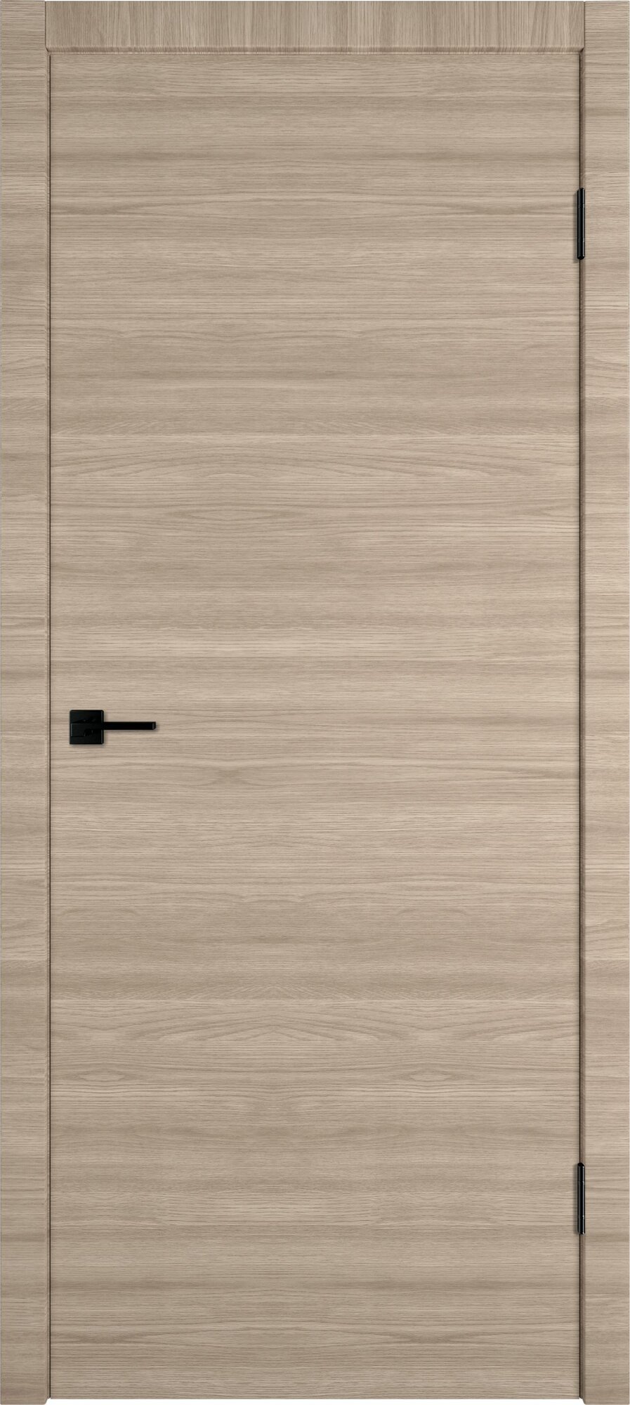 Дверь межкомнатная комплект с коробом и наличниками ДПГ Соло 700*2000 Red oak гориз.