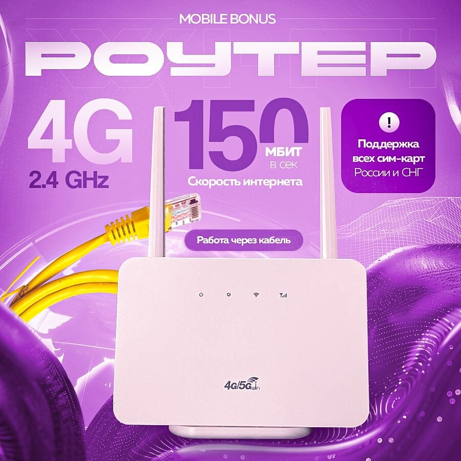 Роутер Wi-Fi 4/5G LTE модем