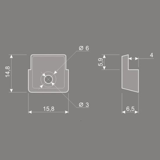 Стеклодержатель, пластик, цвет венге, 8 шт. Левша - фото №6