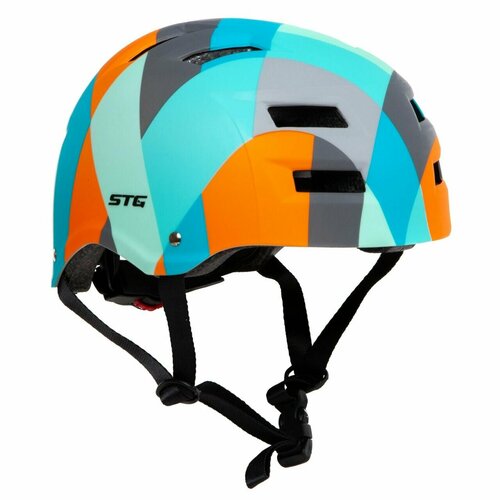 Шлем STG MTV1 53-55 Разноцветный шлем велосипедный защитный stg mtv1 разноцветный размер l 58 61 см