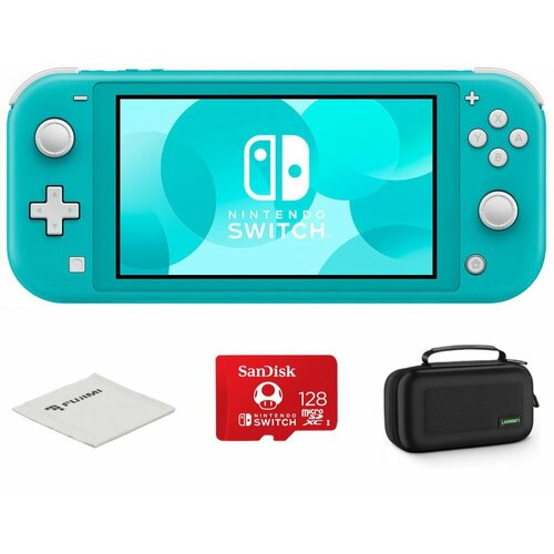 Игровая приставка Nintendo Switch Lite Turquoise игровая приставка nintendo switch lite dialga and palkia