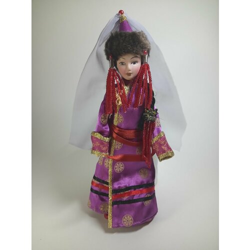 Кукла коллекционная кукла Чечеккей коллекционная в тувинском женском костюме (доработка костюма) кукла коллекционная в женском придворном костюме