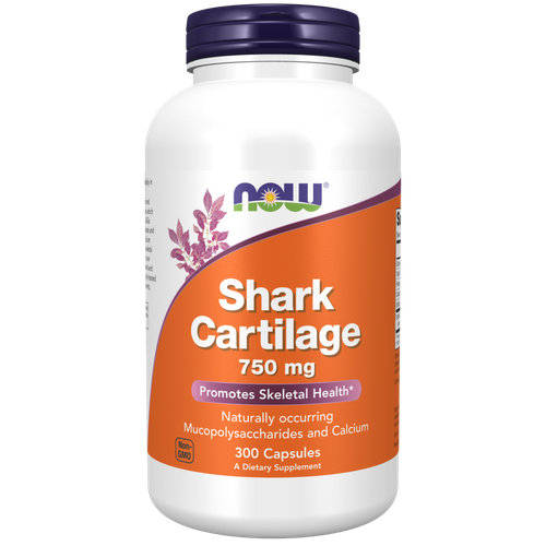 NOW FOODS Shark Cartilage 750 мг (Акулий хрящь) 300 капсул (Now Foods)