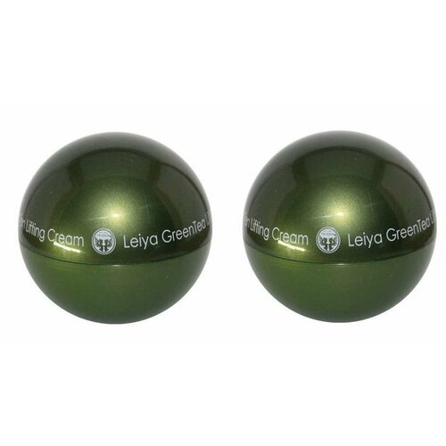 Leiya Крем для лица Green Tea Lifting Cream, 85 г, 2 штуки