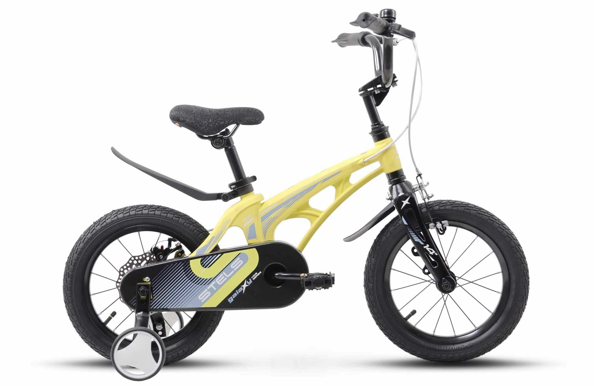 Детский велосипед Galaxy 14" V010 8.3" Желтый