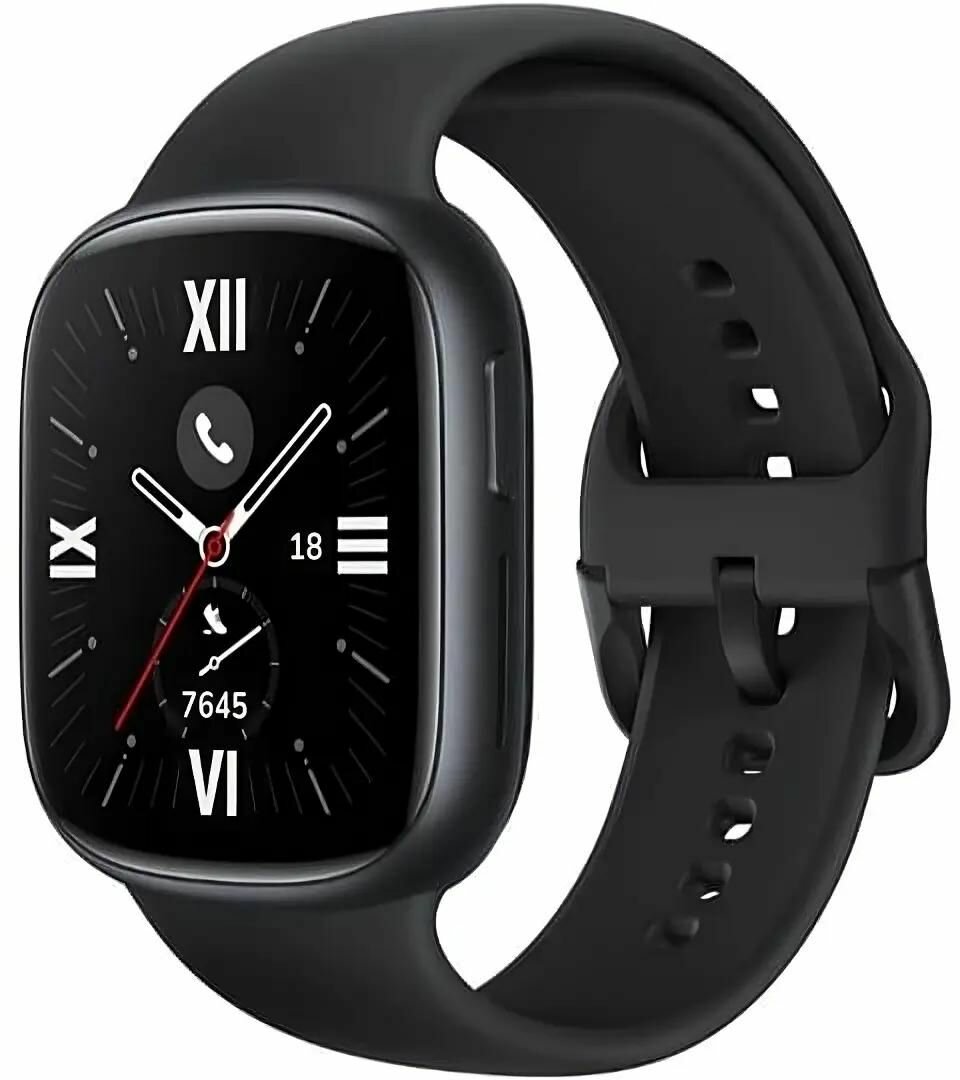 фото Смарт-часы Honor Watch 4 TMA-B19, 45.3мм, 1.75", черный / черный [5502aarj]