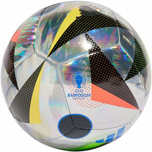 Мяч футбольный Adidas EURO 24 Training FOIL IN9368, р. 5 мяч футбольный adidas euro 24 league in9367 р 4