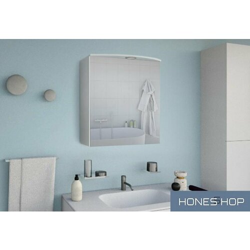 Зеркало для ванной Камила 6 ЛДСП белый 35х26х90 15860₽