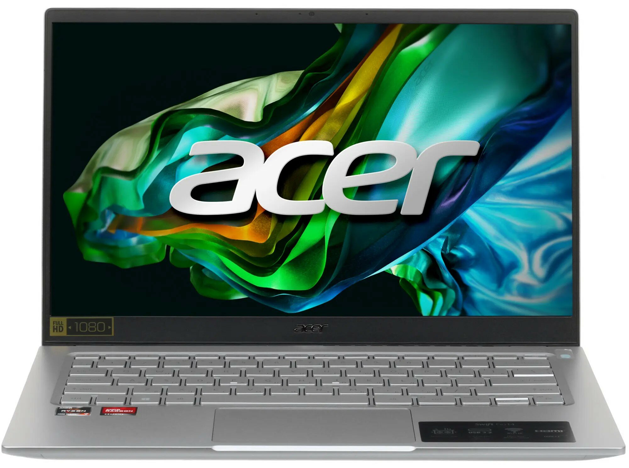 Ноутбук Acer NX.KG3CD.002 Ryzen 7 7730U/16GB/1TB SSD/14"/FHD/IPS/Win11Home/Silver - фото №14