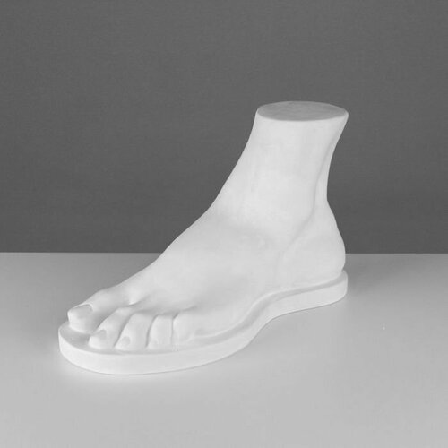 Гипсовая фигура стопа Геракла, 37 х 15 х 22 см (комплект из 2 шт)