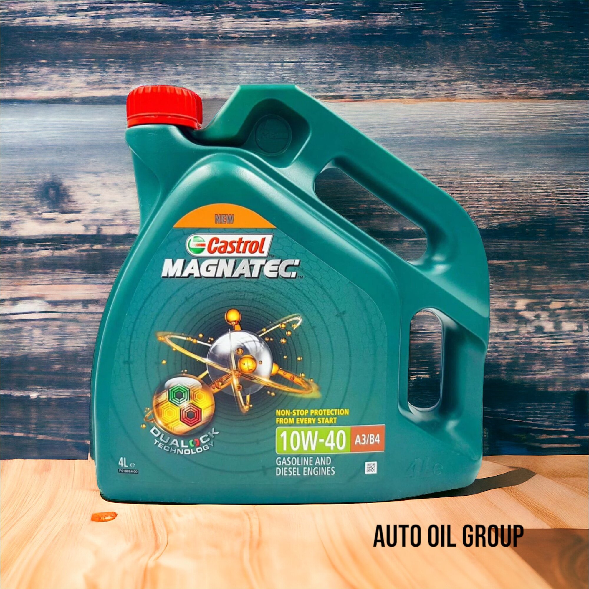 Синтетическое моторное масло Castrol Magnatec 10W-40 А3/В4, 4 л