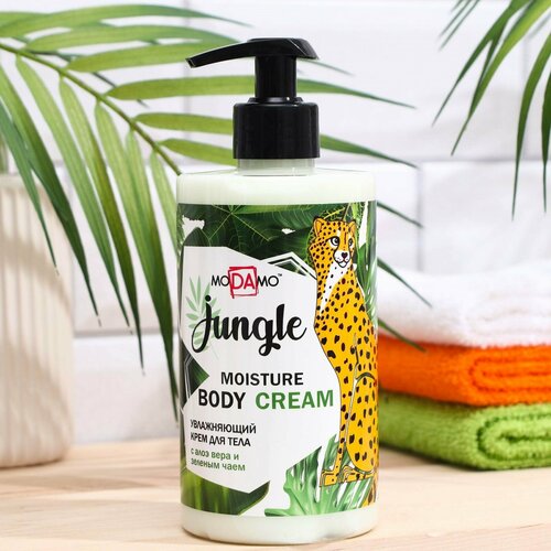 Крем для тела увлажняющий с алоэ вера и зеленым чаем ТМ moDAmo 460 мл 499₽