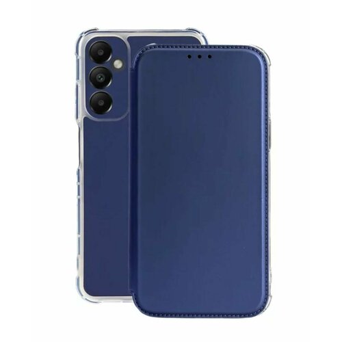 чехол samsung silicone case для galaxy a35 black Чехол-книжка на Samsung Galaxy A35 5G / Самсунг А35 тёмно-синий, книга Fashion Case с защитой камеры