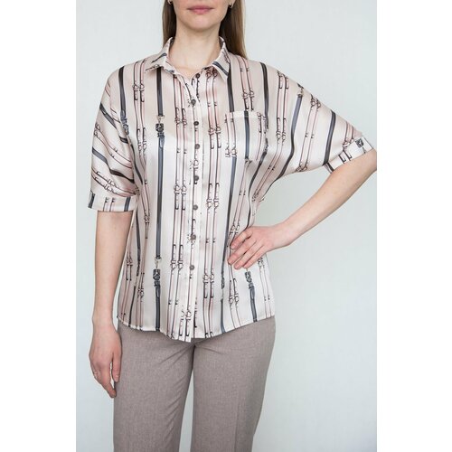 Блуза Galar, размер 170-100-108, бежевый блуза galar размер 170 100 108 светло бежевый