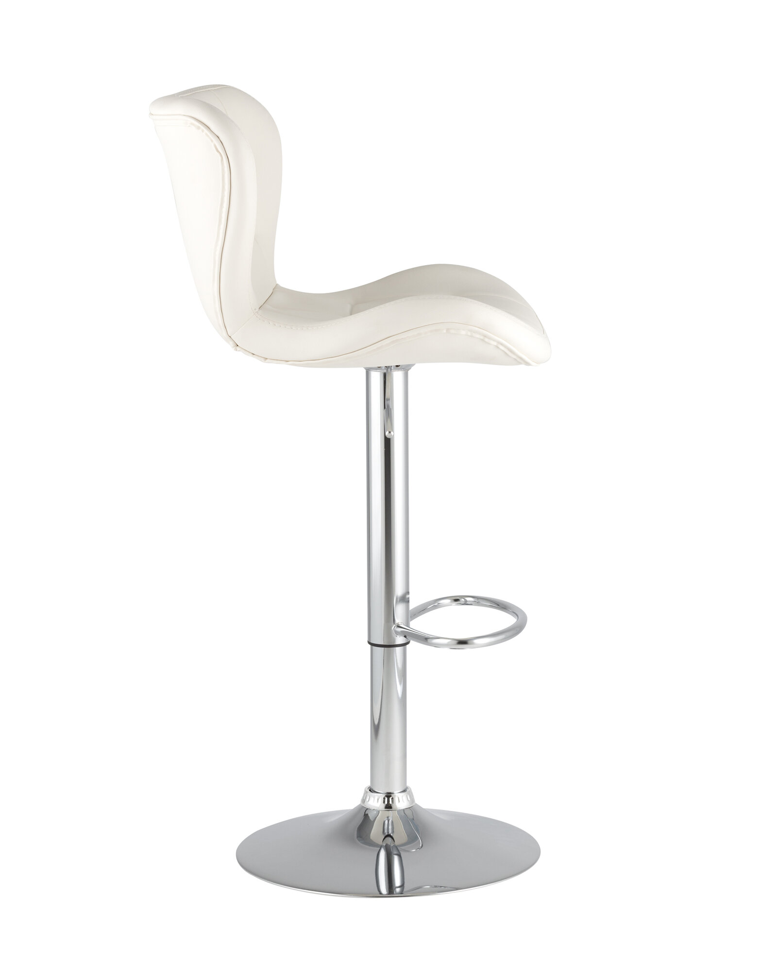 Барный стул Stool Group PORSCHE WHITE, белый/серебро Hoff - фото №7