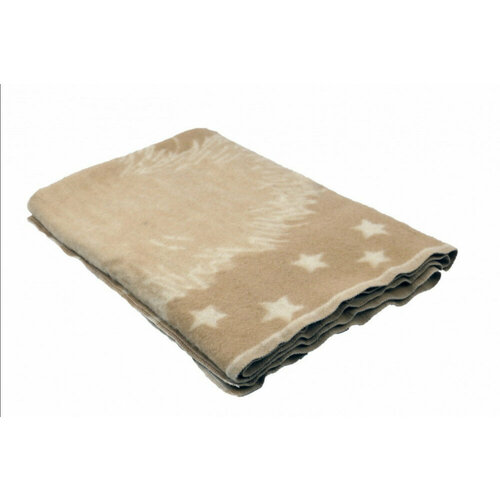 Одеяло Полушерстяное Ежик бежевый 40% шерсть, 47%Пан, 13%хлопок
