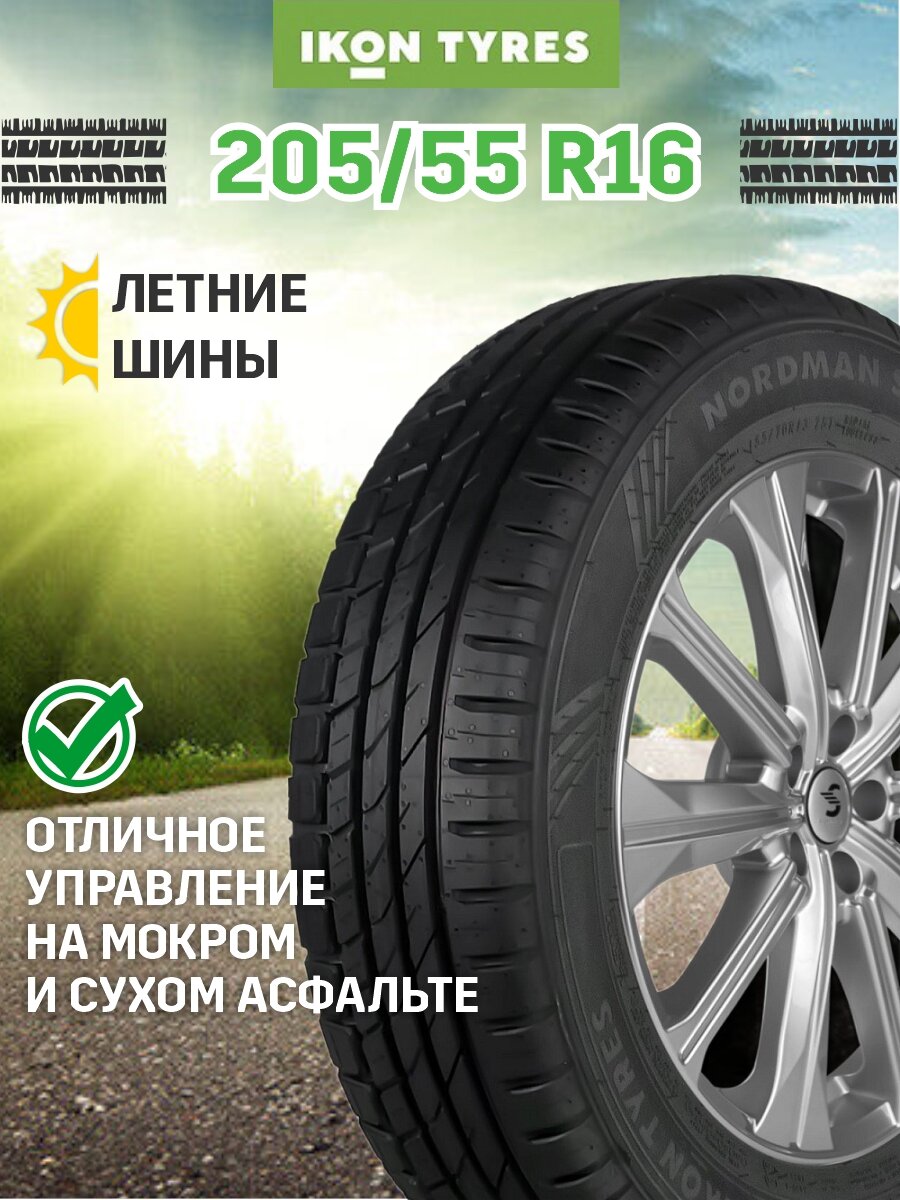Шина Ikon Tyres (ранее Nokian Tyres) Nordman SX3 205/55R16 91H