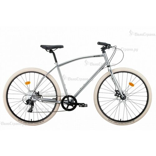 Дорожный велосипед Bear Bike Perm (2021) 45 см Хромовый (160-175 см) электровелосипед bear bike ekb 2021 54 см белый