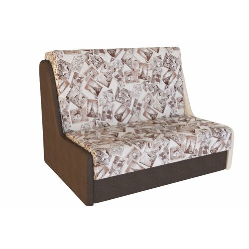 Раскладной диван аккордеон Верона рогожка темный 90