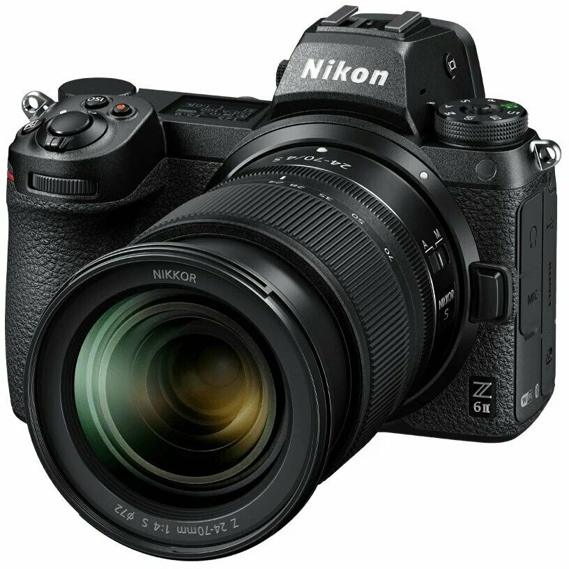 Фотоаппарат Nikon Z6II Kit Nikkor Z 24-70mm f/4S Black + FTZ адаптер, черный