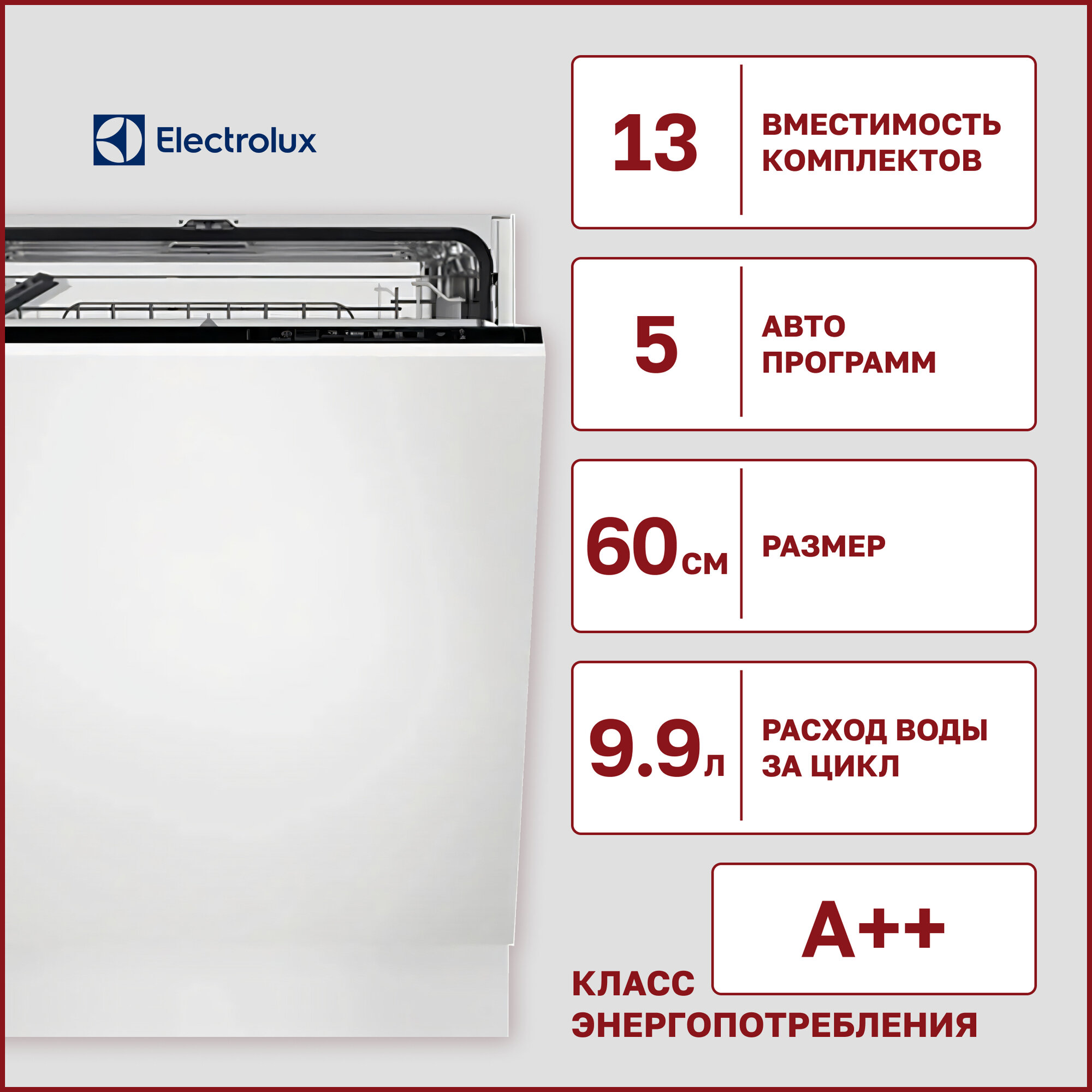 Встраиваемая посудомоечная машина Electrolux EEA17200L