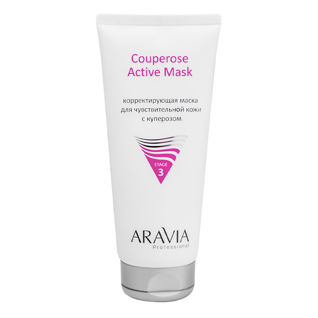 Aravia Laboratories Корректирующая маска для чувствительной кожи с куперозом Couperose Active Mask 200 мл 1 шт