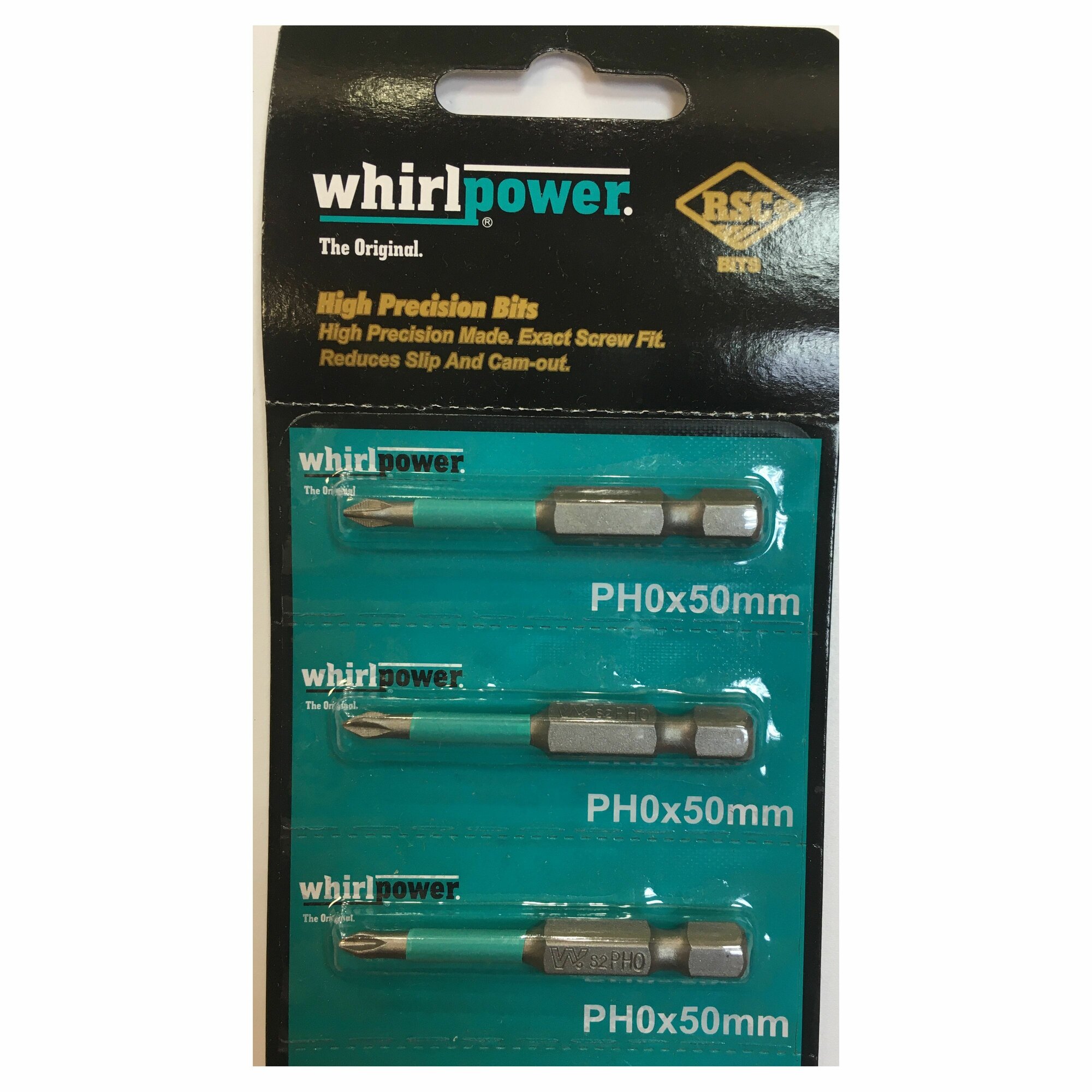 Бита PH 0 / 50 Whirlpower 10 штук — фото 1