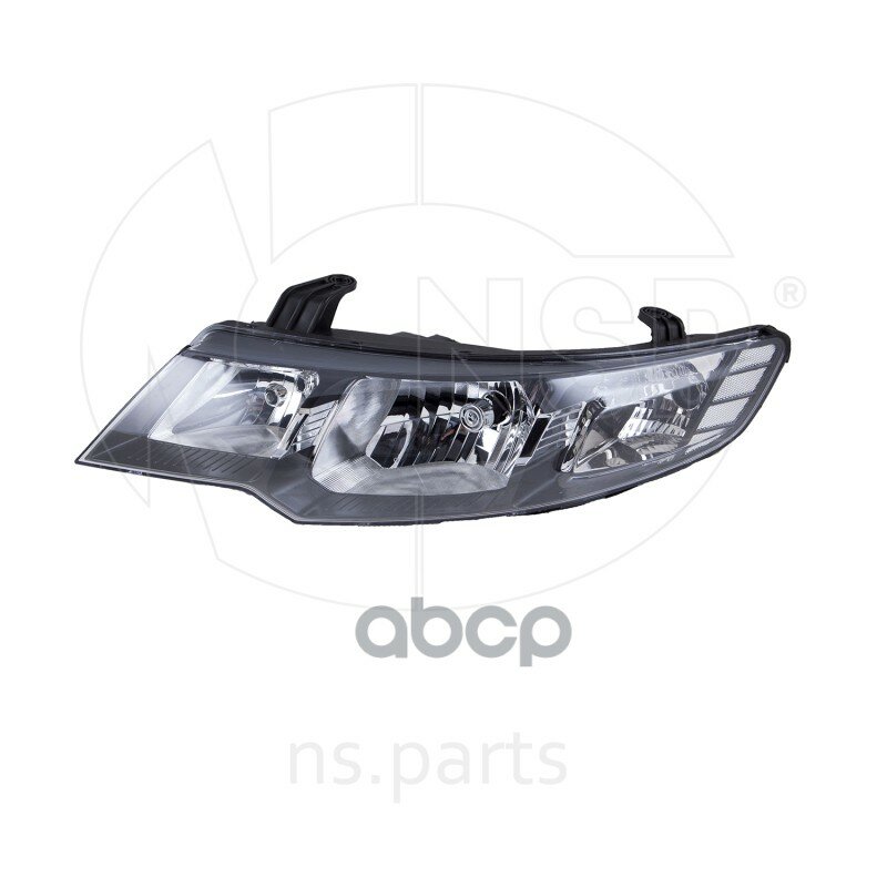 Фара Левая Kia Cerato Ii (09-13) (Черная) NSP арт. NSP02921011M020