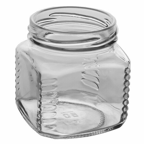 Банка кубик твист 025л 66мм стекло 449₽