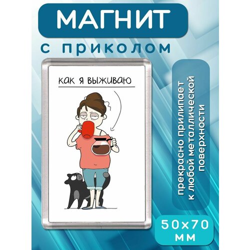 Магнит-украшение Как я выживаю 181₽