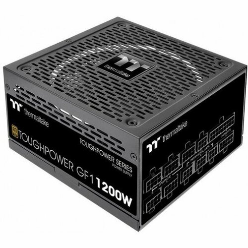 THERMALTAKE Блок питания Thermaltake ATX 1200W Toughpower GF1 80 gold 24pin APFC 140mm fan 12xSATA Cab Manag RTL PS-TPD-1200FNFAGE-1 26780₽