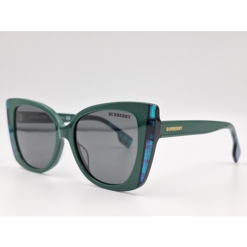 Солнцезащитные очки Burberry Солнцезащитные очки BURBERRY, зеленый женские очки aiden be2325 51 burberry коричневый