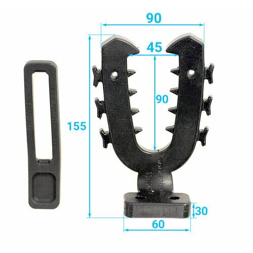 33-20-021-L Крепление-рогатка малое изогнутое основание 2145₽