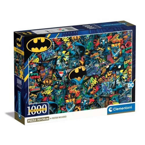 Пазл для взрослых Clementoni 1000 деталей: Бэтмен -3
