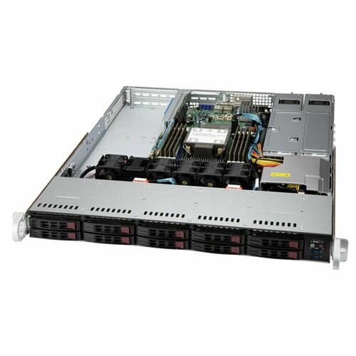 Серверная платформа 1U SYS-110P-WR SUPERMICRO сервер supermicro sys 1019p wtr