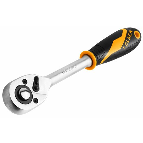 Трещотка GRIPro 14 155 мм 72 зубца флажковая с кнопкой TOLSEN TT15118 749₽